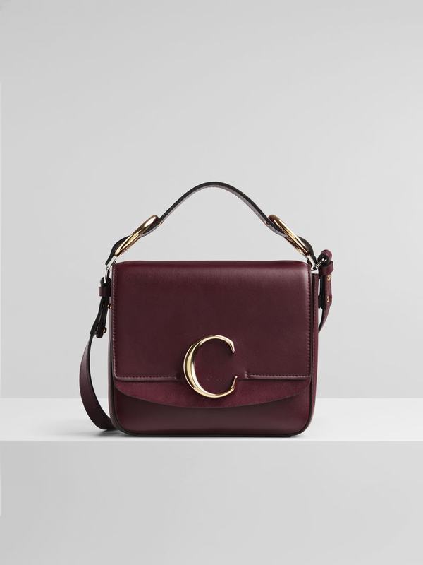 Chloé Bolsos Mujer C Rojas Suede Cowhide TVHE59832